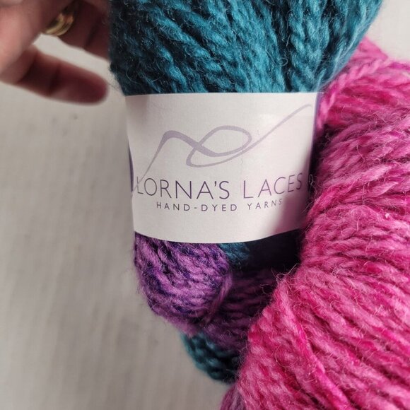 Lorna 's Lace Macham Worsted 100% Wool Aran Weight Discontinued Yarn - Picture 2 of 3